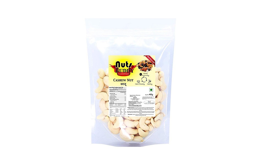 Nuts Buddy Cashew Nuts    Pack  400 grams
